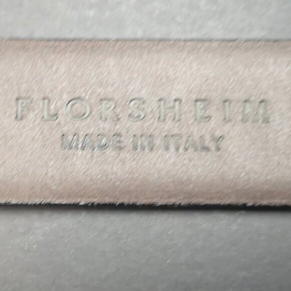 Florsheim Made in Italy Men's Size 30 Brown Full Grain Italian Leather Belt - Picture 4 of 9